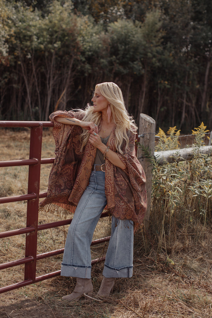 Meadowlight Kimono - Sablewood