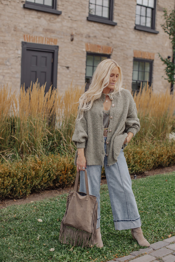 ELLEFLOWER - Aurielle Knit - Sage