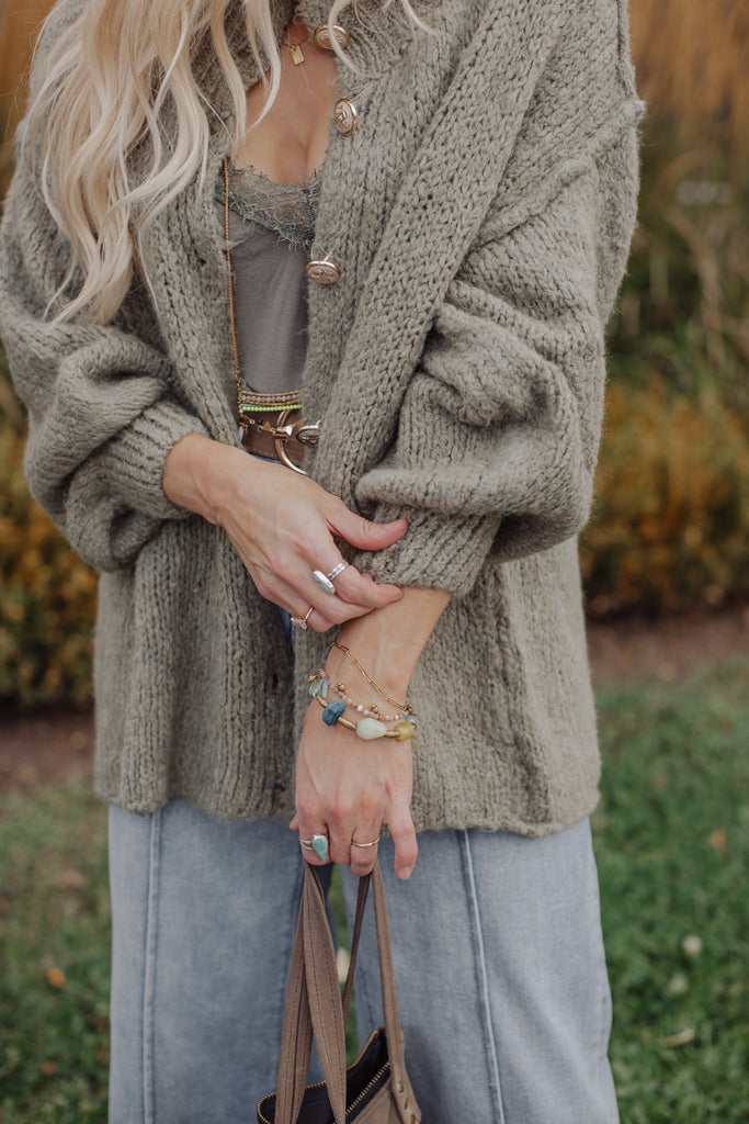 ELLEFLOWER - Aurielle Knit - Sage