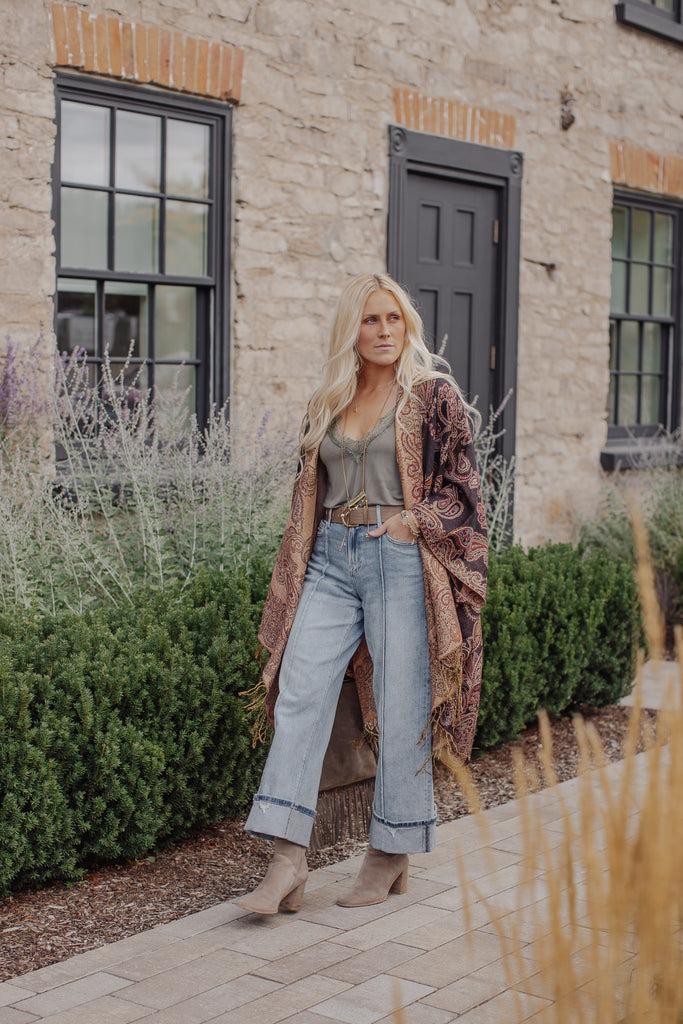 Meadowlight Kimono - Indigo