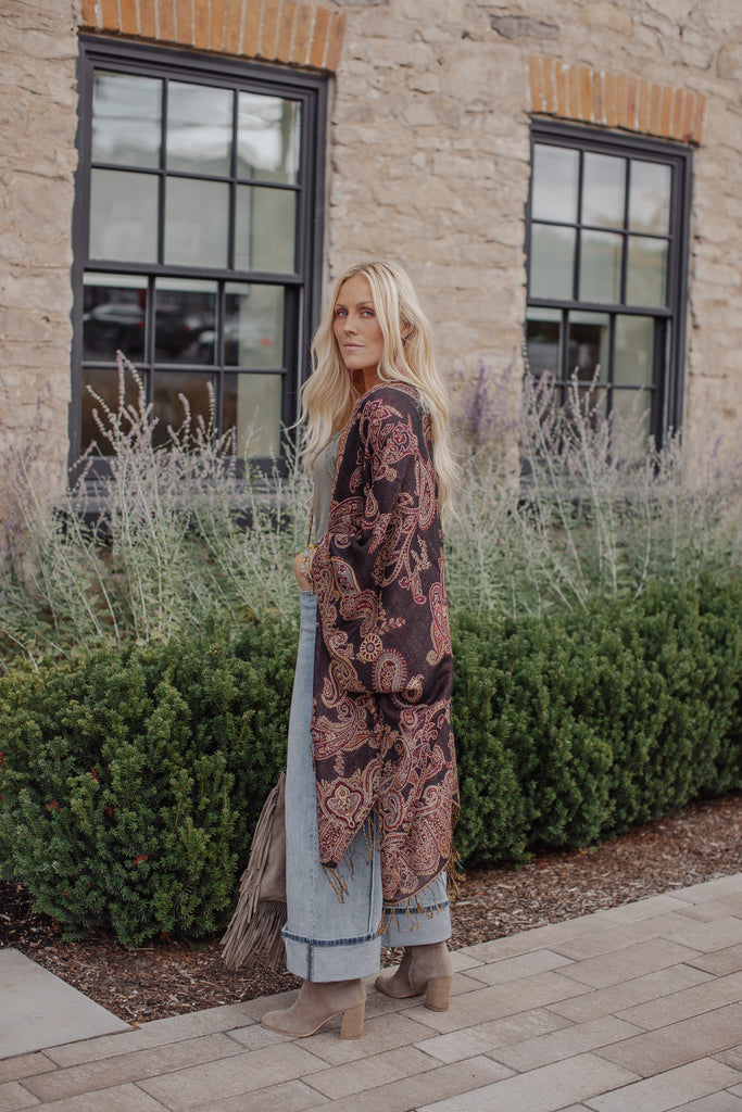 Meadowlight Kimono - Indigo