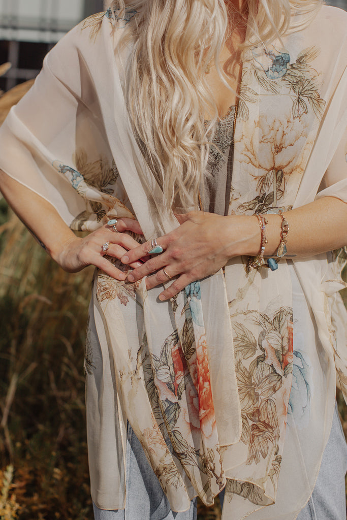 Fleetwood Kimono - Latte