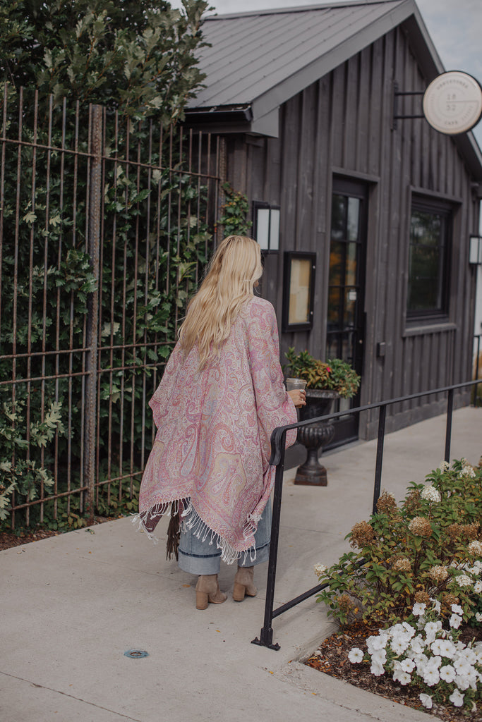 Lumina Kimono - Rose Multi