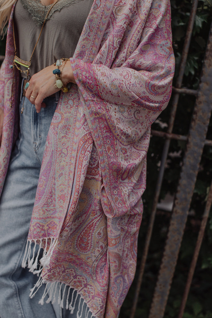 Lumina Kimono - Rose Multi