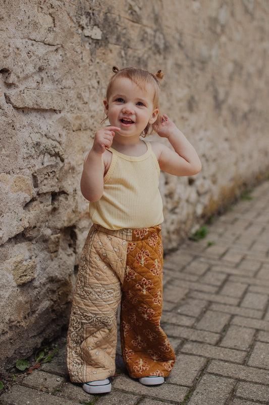 Spice Patchwork Quilted Pants