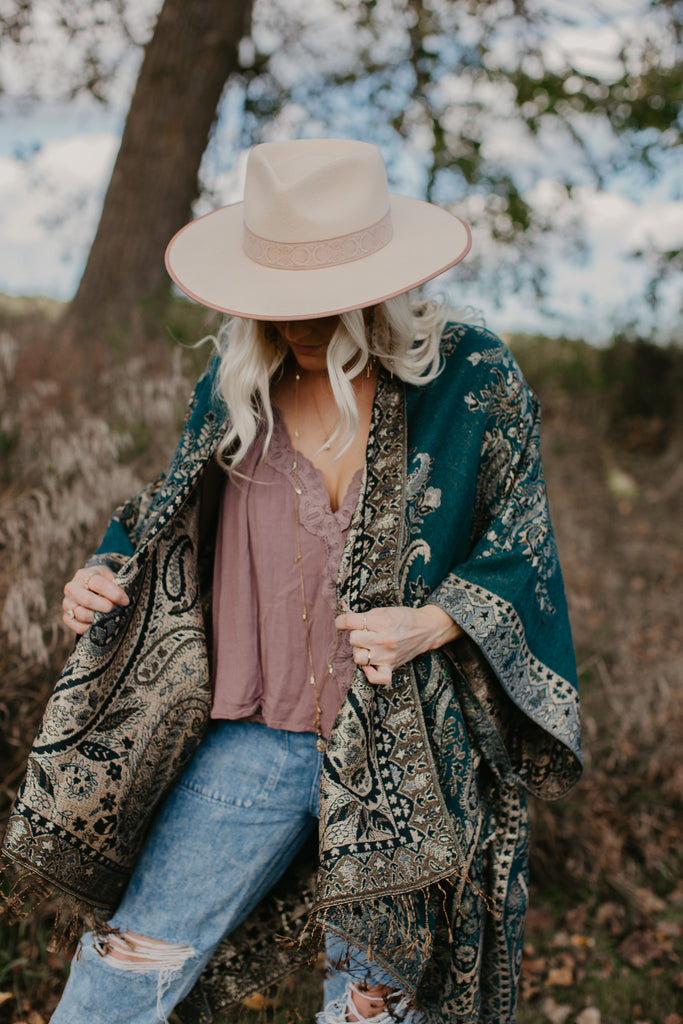 Luna Kimono - TEAL