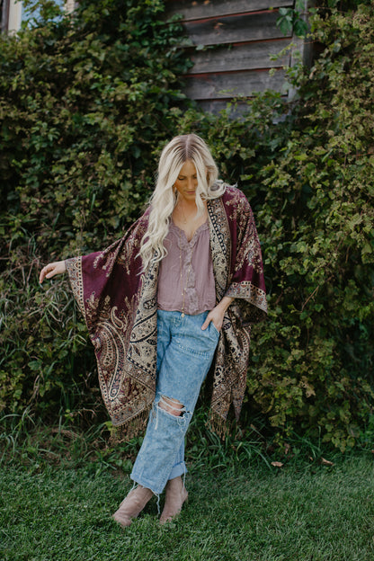 Luna Kimono - RUST