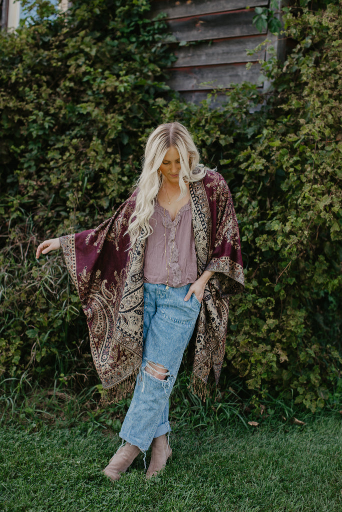 Luna Kimono - RUST
