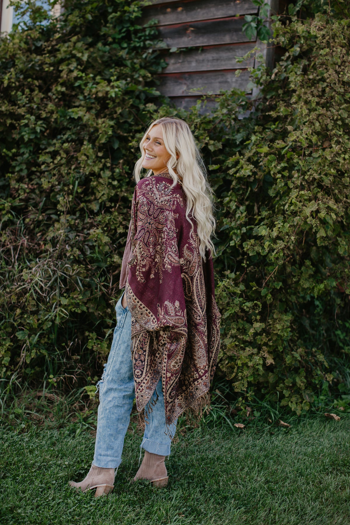 Luna Rusting Luna Kimono - RUST – Ellemairco
