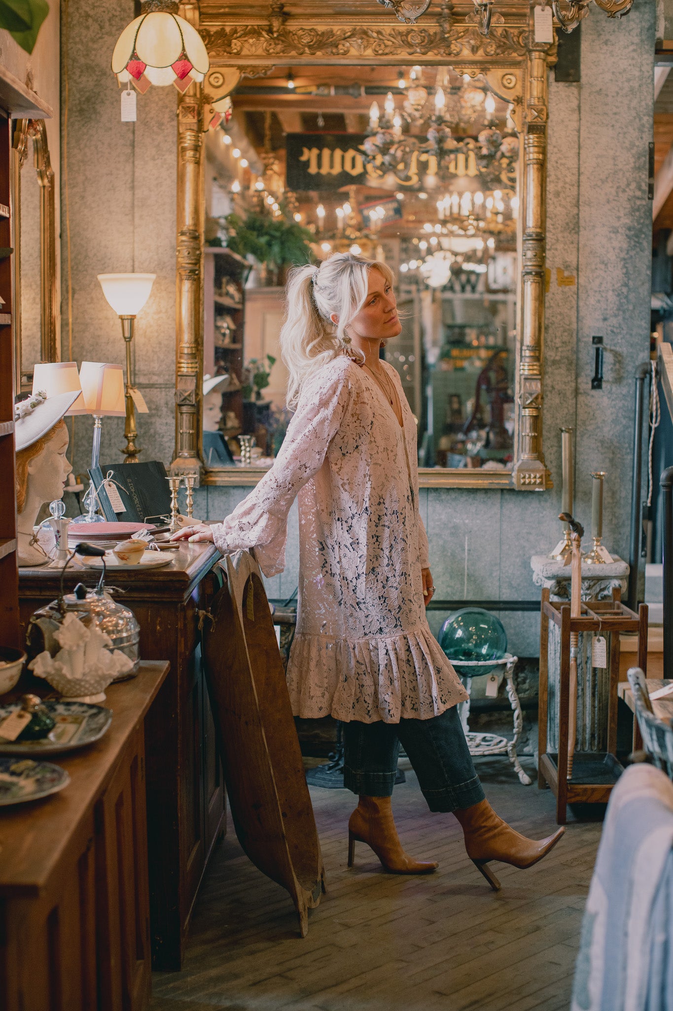 Flora Lace Duster