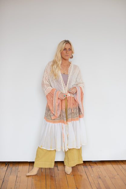 Heirloom Sari Duster - A