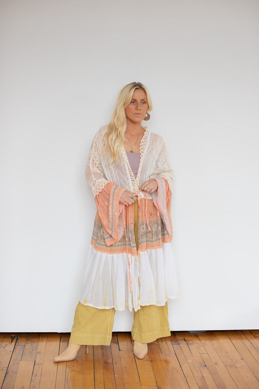 Heirloom Sari Duster - A
