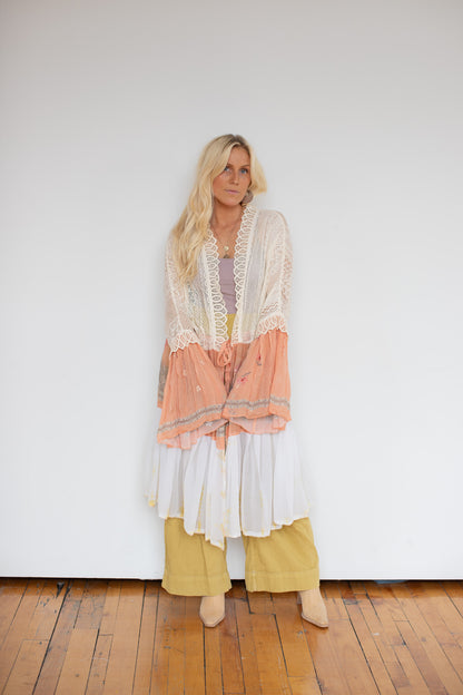 Heirloom Sari Duster - A