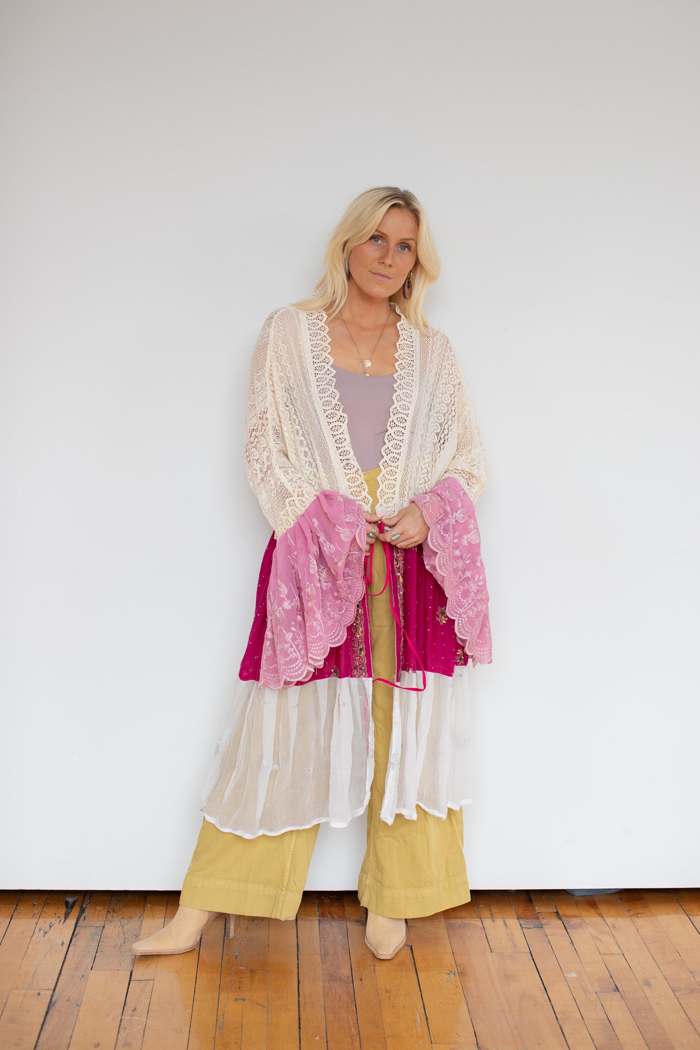 Heirloom Sari Duster - B
