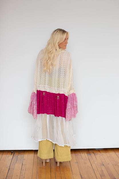 Heirloom Sari Duster - B