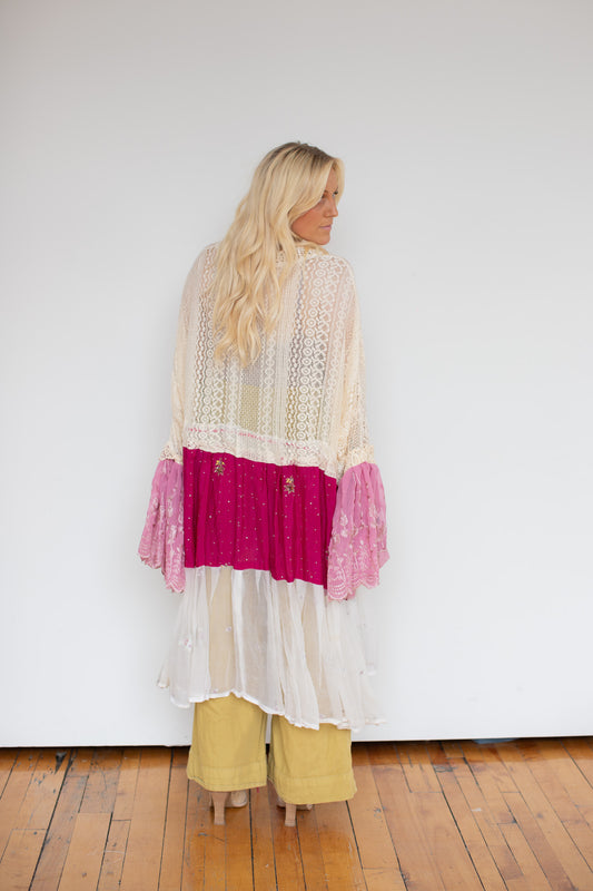 Heirloom Sari Duster - B