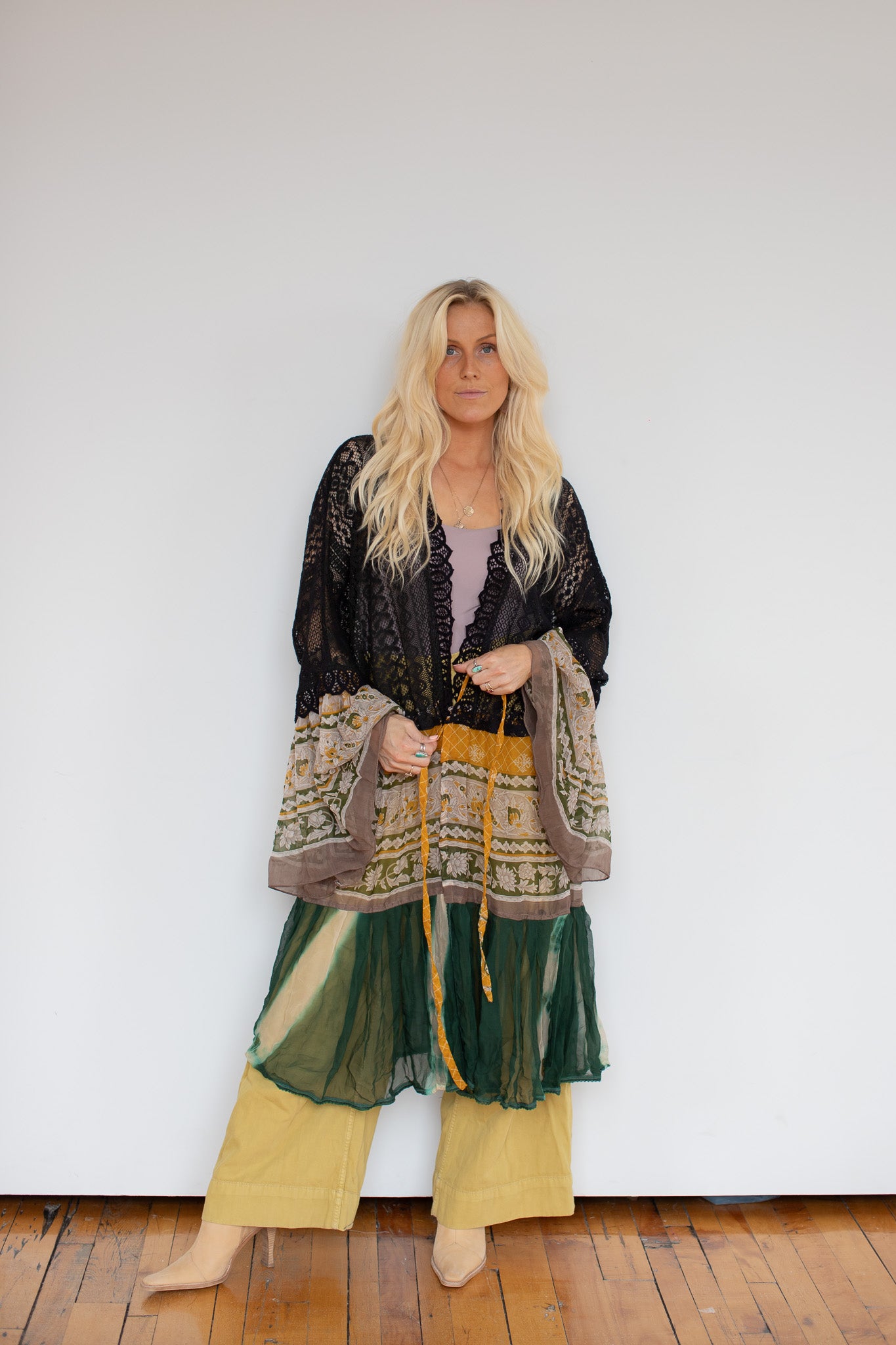 Heirloom Sari Duster - C