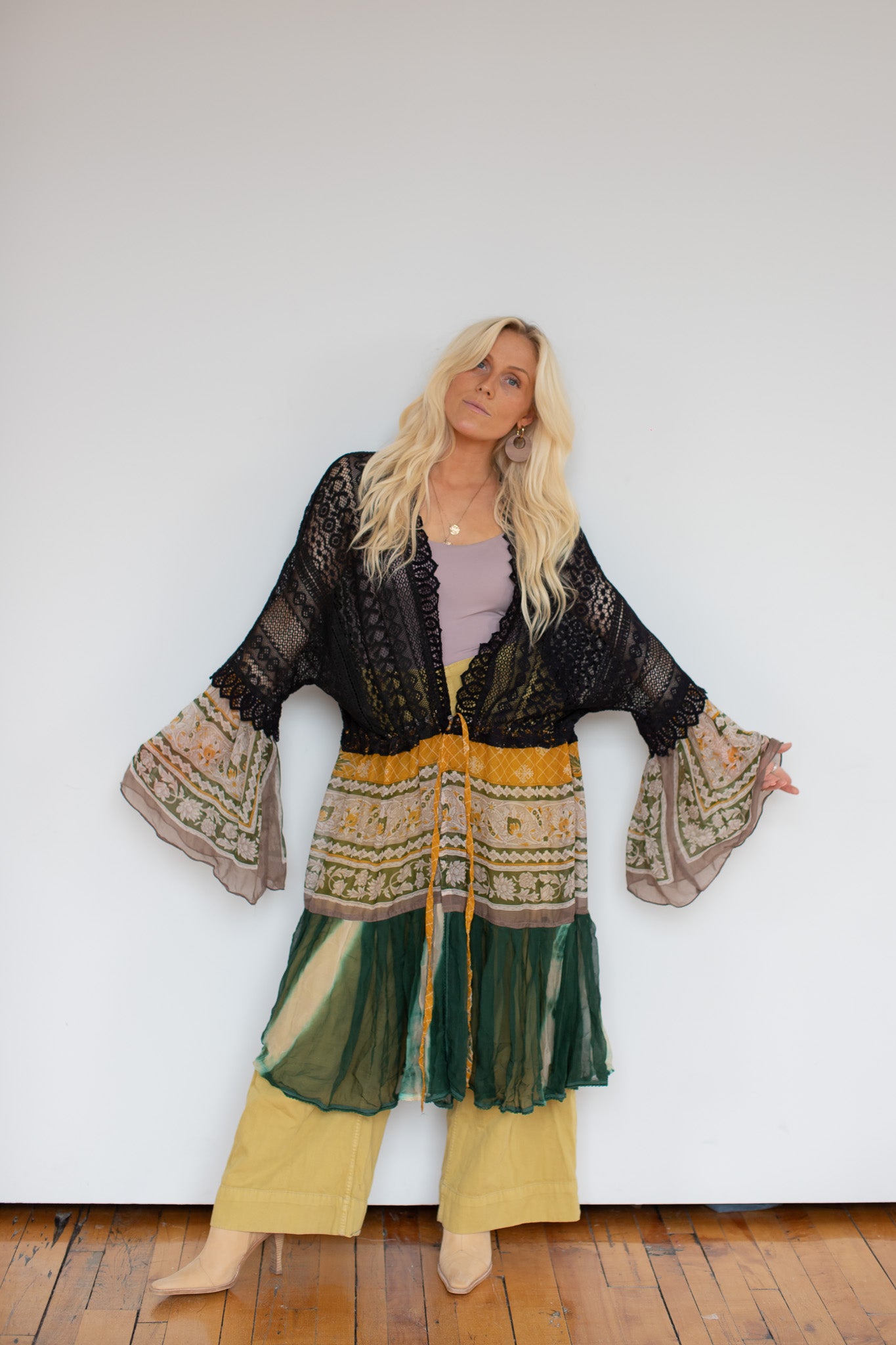 Heirloom Sari Duster - C