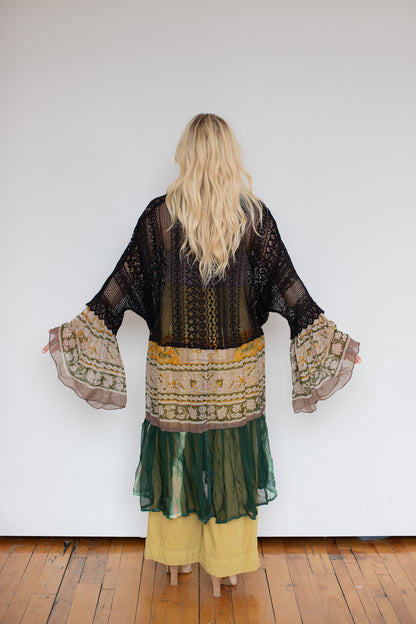Heirloom Sari Duster - C