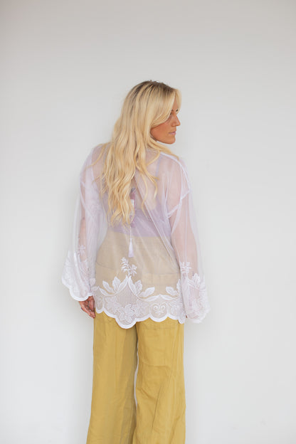 Lace Tie Up - A