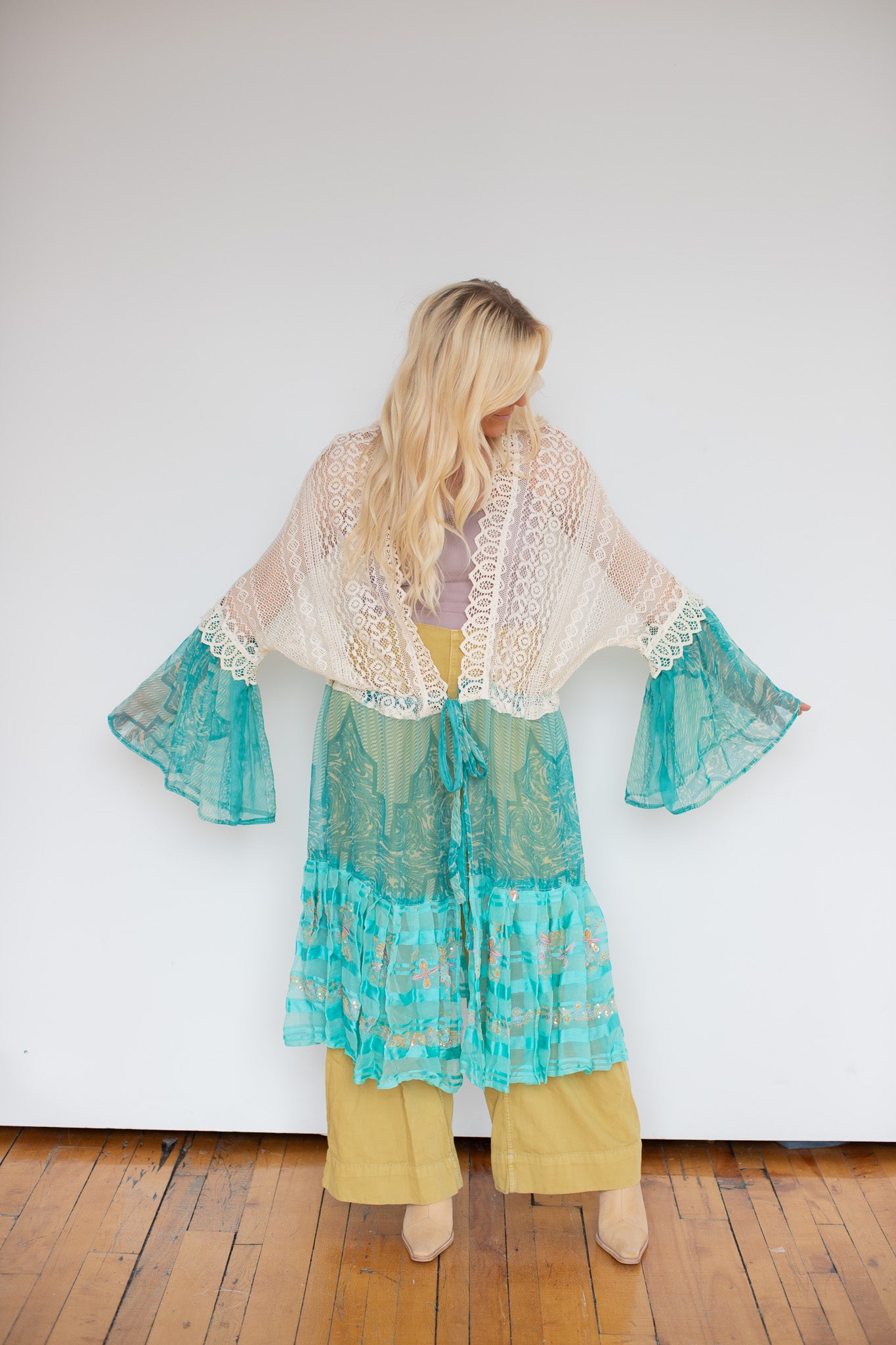 Heirloom Sari Duster - D