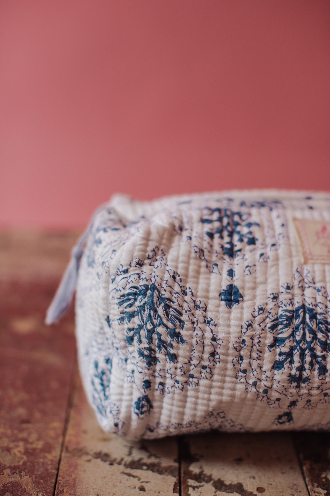 Jaipur Keepsake Cosmetic Bag - INDIGO