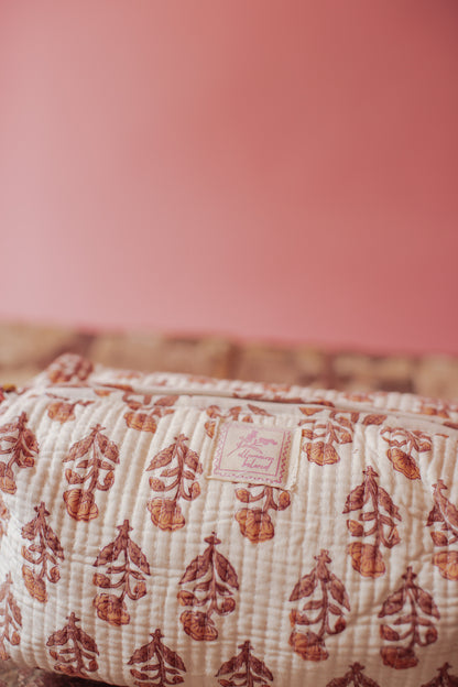 Jaipur Keepsake Cosmetic Bag - Sunwashed Petal