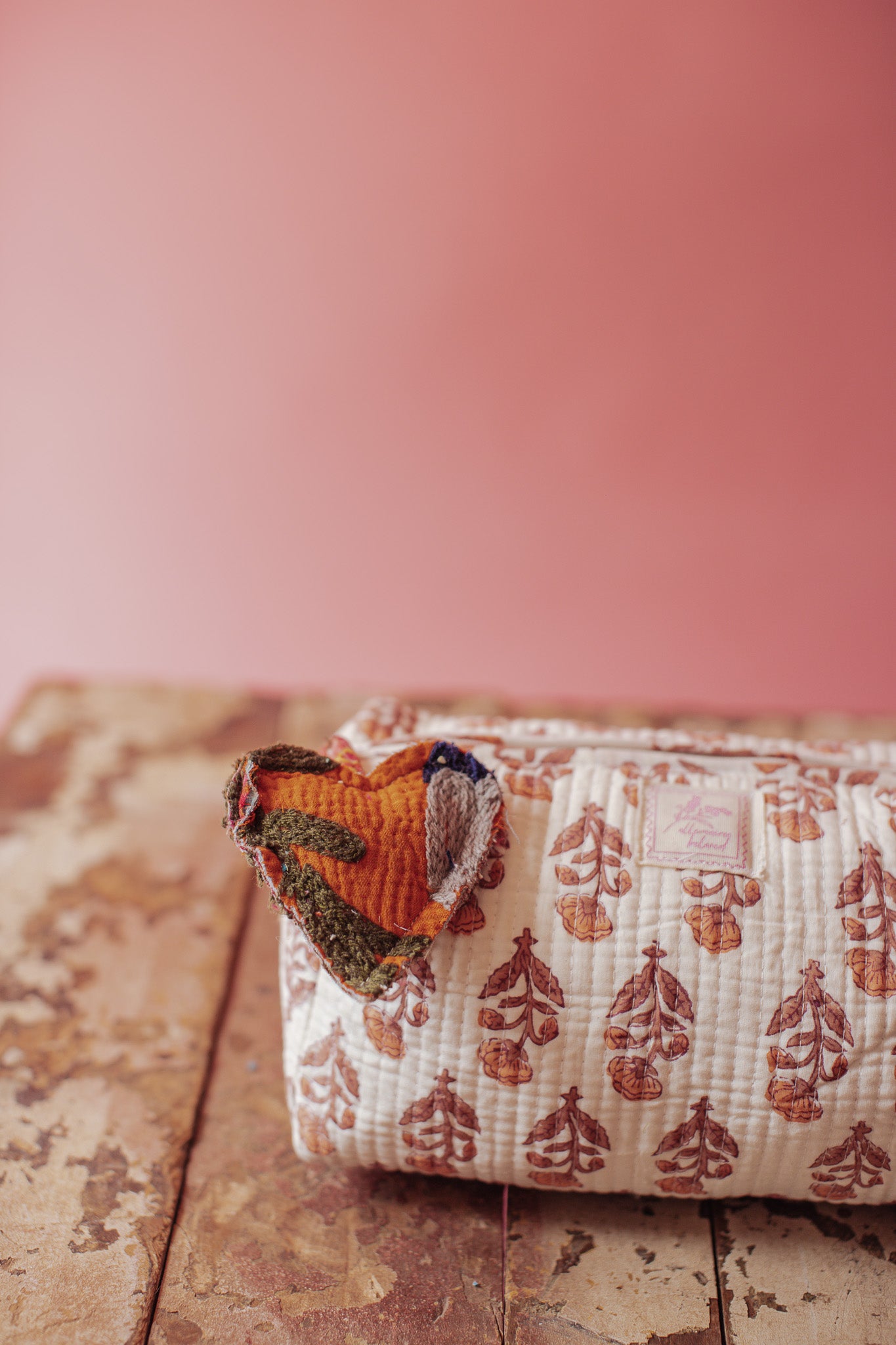 Jaipur Keepsake Cosmetic Bag - Sunwashed Petal