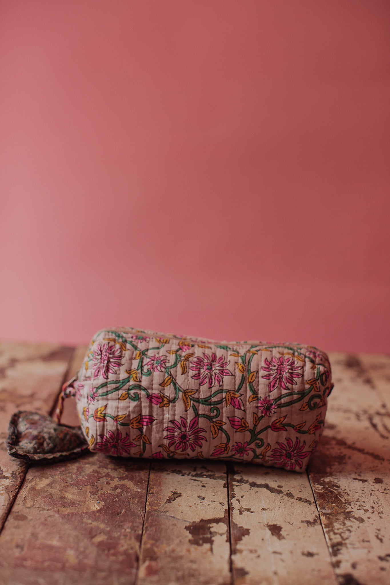 Jaipur Keepsake Cosmetic Bag - Emerald Bloom