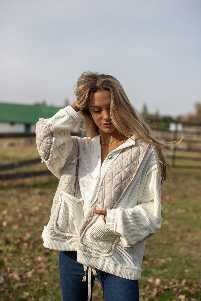 Elleflower - Patchwork Paradise Shacket