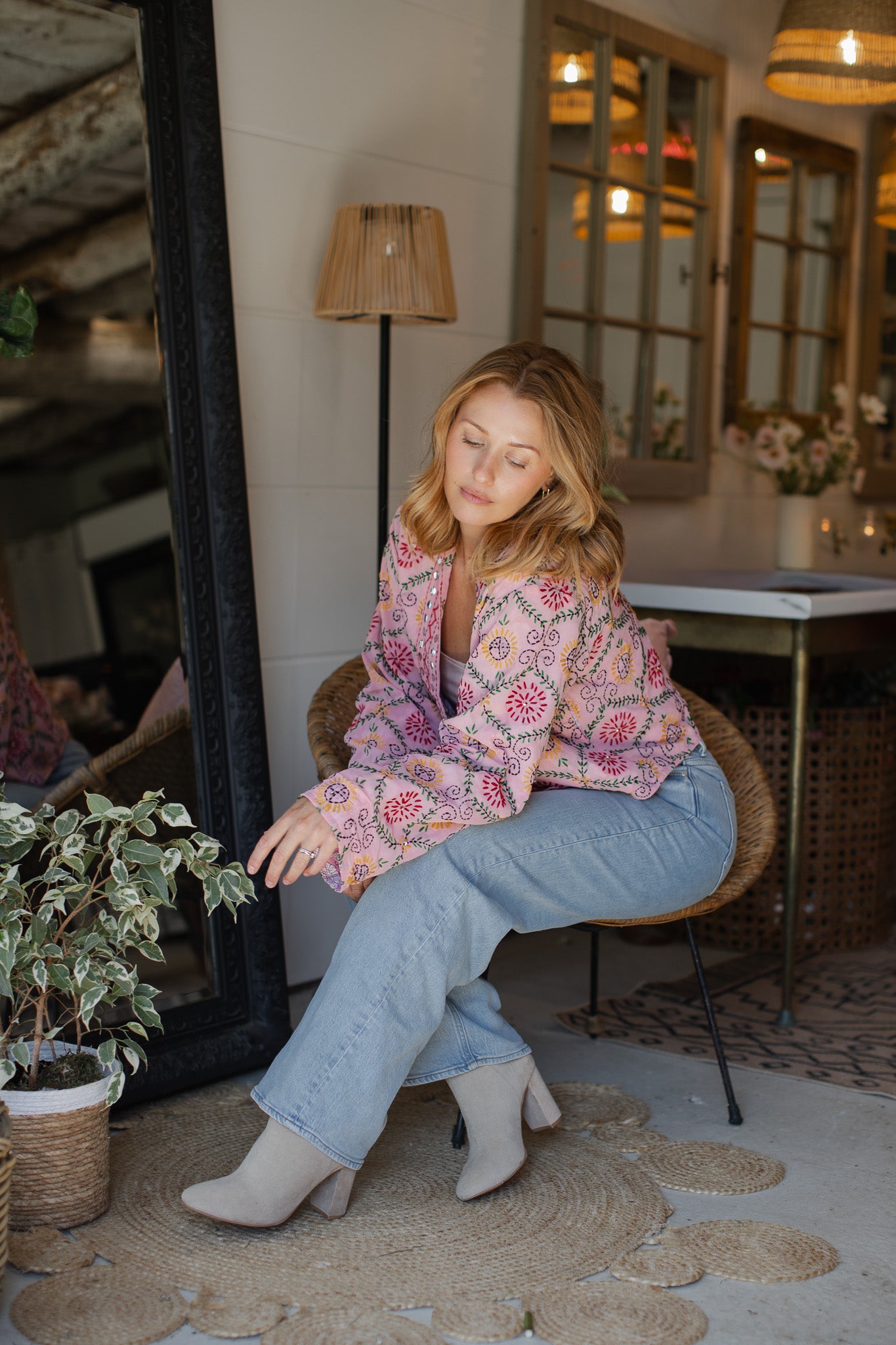 The Saffron Bloom Jacket  - D