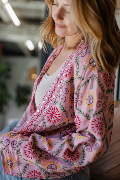 The Saffron Bloom Jacket  - D
