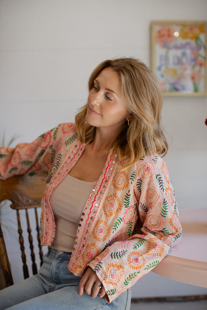 The Saffron Bloom Jacket  - E