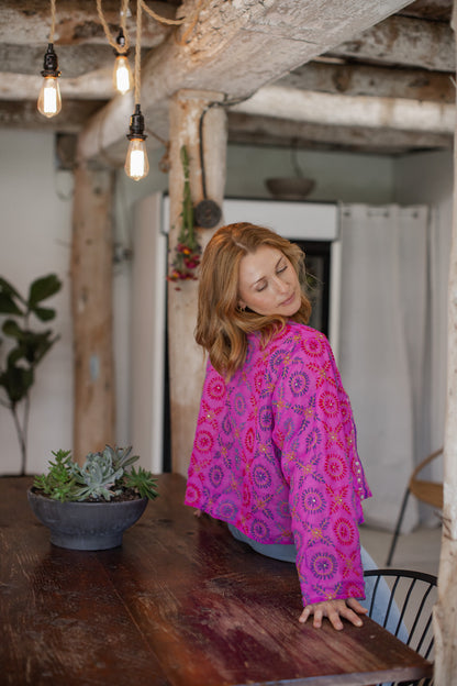 The Saffron Bloom Jacket  - F