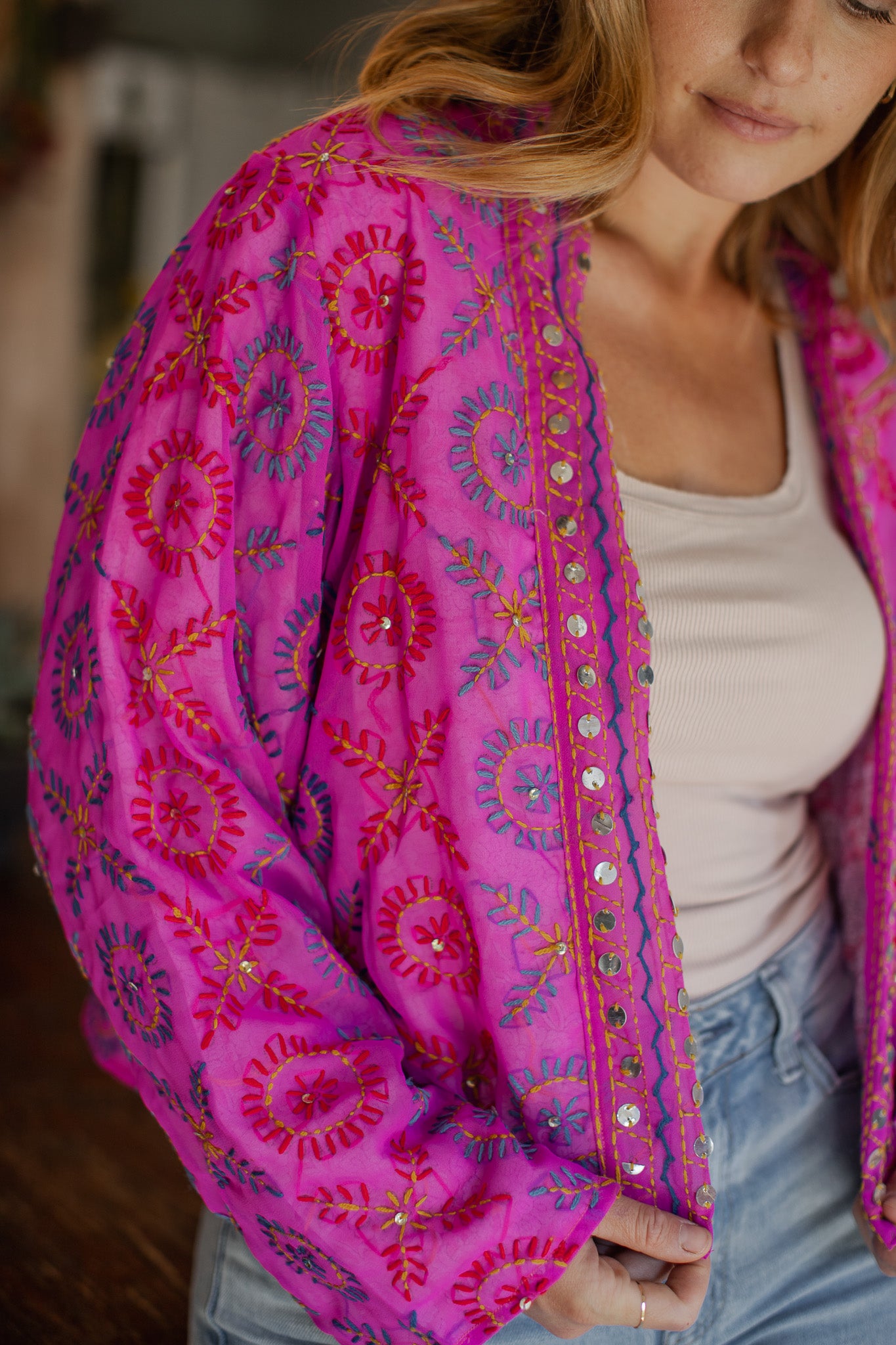 The Saffron Bloom Jacket  - F