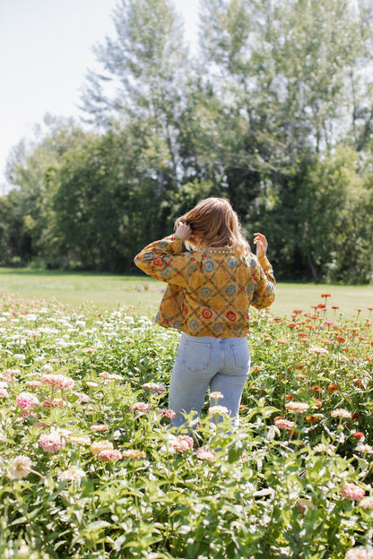 The Saffron Bloom Jacket  - G