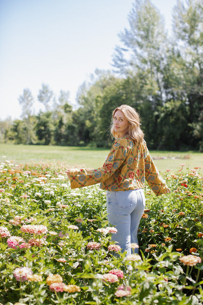 The Saffron Bloom Jacket  - G