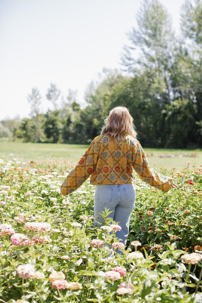 The Saffron Bloom Jacket  - G