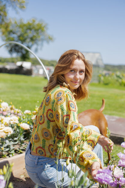 The Saffron Bloom Jacket  - H