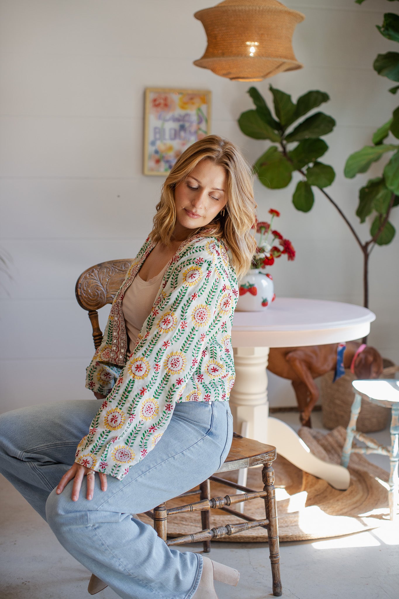 The Saffron Bloom Jacket  - P