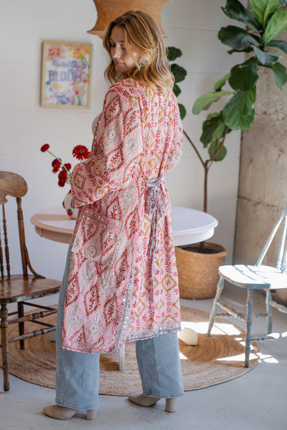 The Saffron Bloom Jacket Long - A
