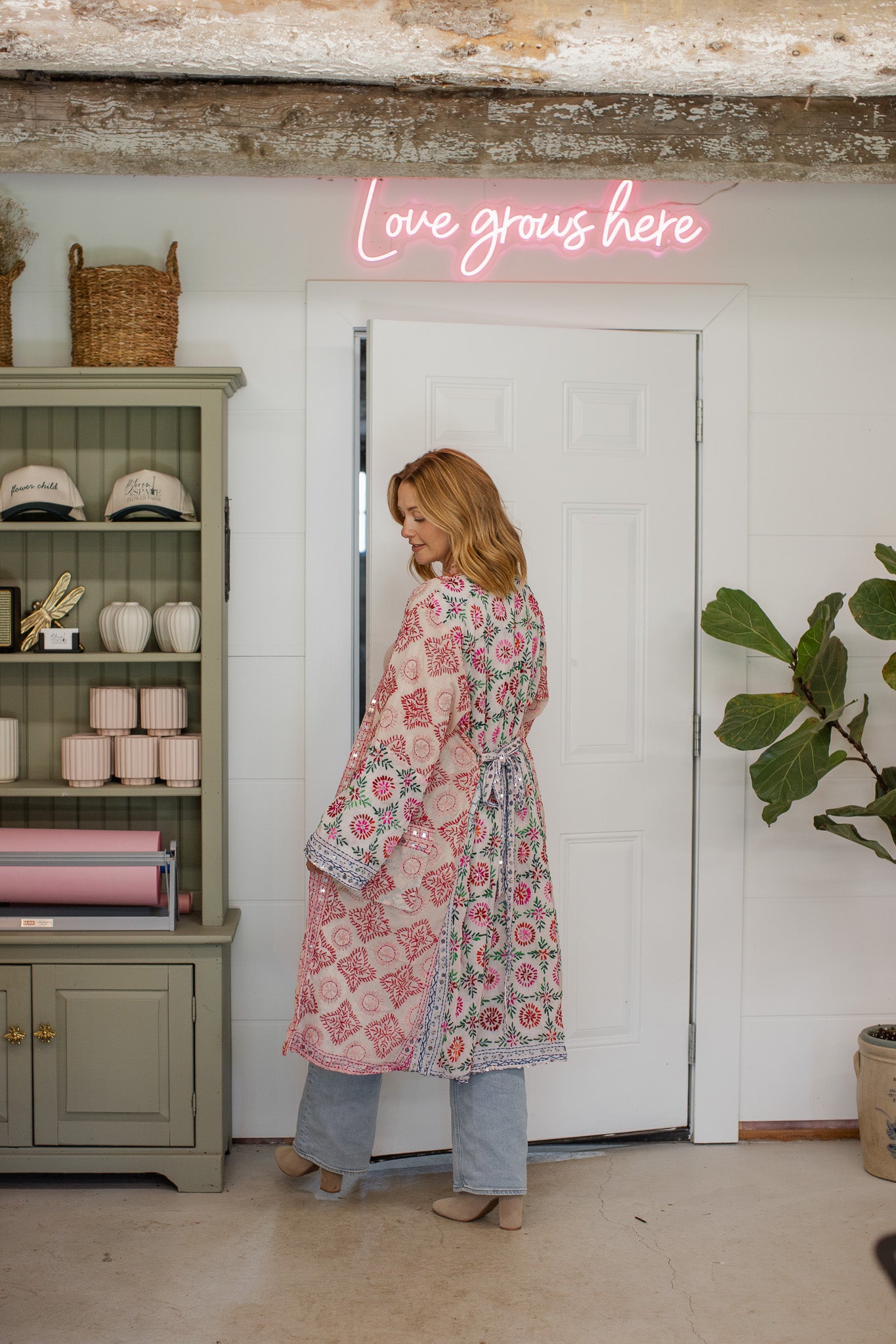 The Saffron Bloom Jacket Long - B