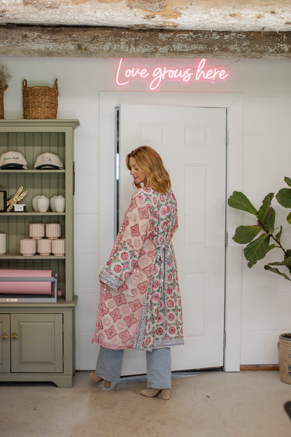 The Saffron Bloom Jacket Long - B