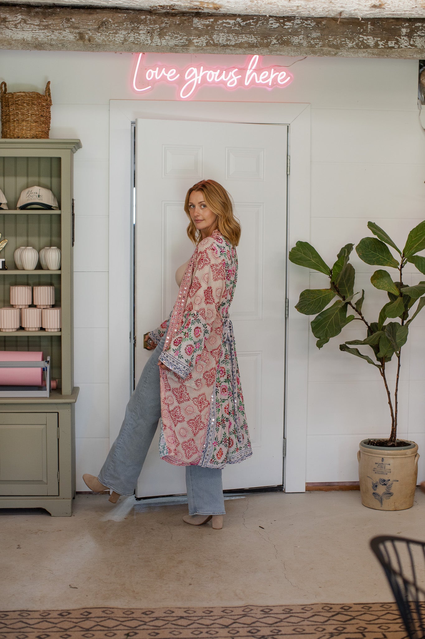The Saffron Bloom Jacket Long - B
