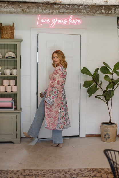 The Saffron Bloom Jacket Long - B
