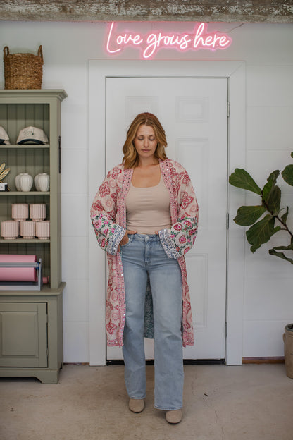 The Saffron Bloom Jacket Long - B