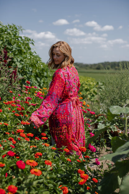 The Saffron Bloom Jacket Long - C