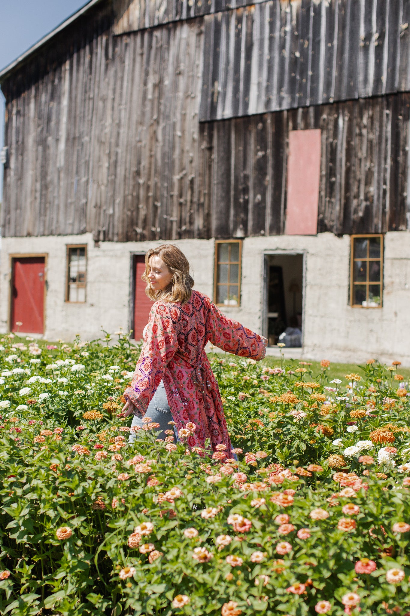 The Saffron Bloom Jacket Long - D