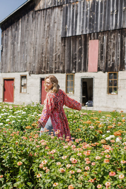 The Saffron Bloom Jacket Long - D