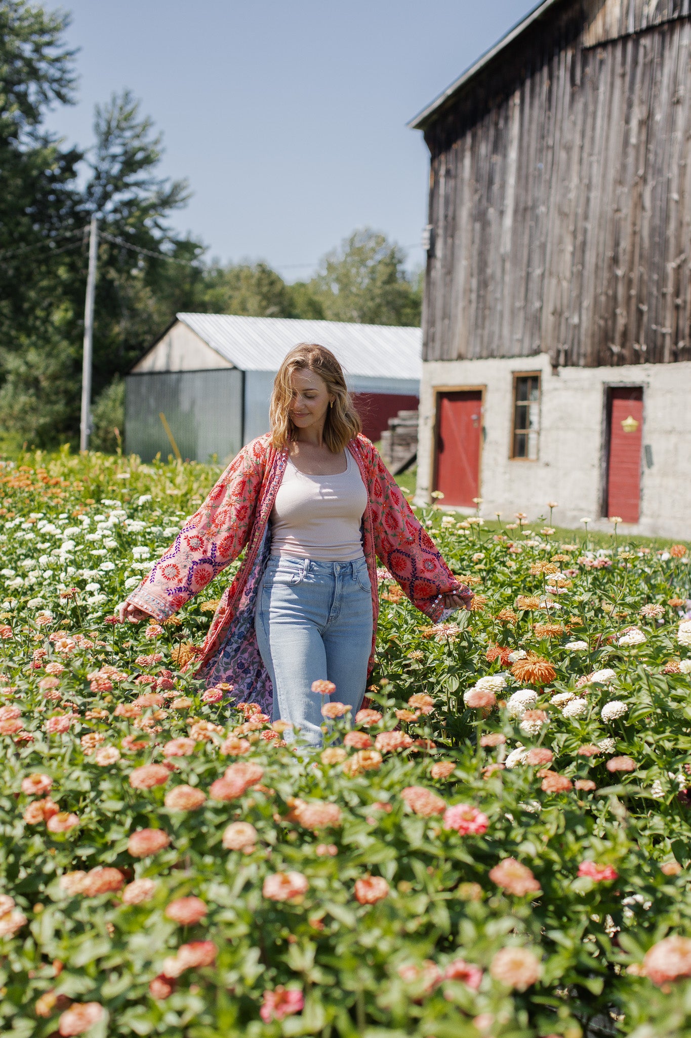 The Saffron Bloom Jacket Long - D